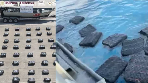 Aseguran mil 500 paquetes de cocaína sobre las cosas de Jalisco