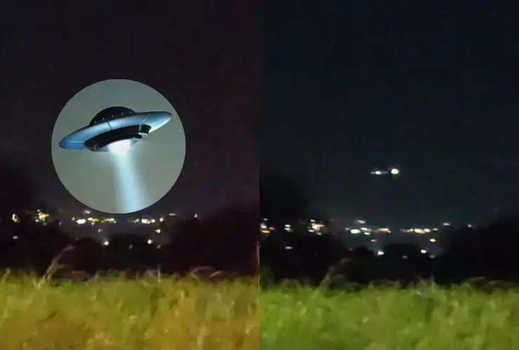 Captan supuesto OVNI sobrevolando el cielo de Aguascalientes