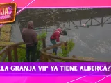 ¡No esperaban encontrar esto! Pascal y Fer Lozada descubren una gran inundación en La Granja VIP