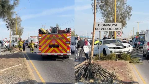 Accidente Aguascalientes ¿Cuántos accidentes se registraron durante la mañana de hoy lunes 17 de febrero