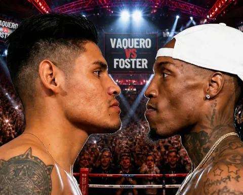 vaquero foster pelea box