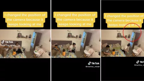 Demonio se hace presente para asustar a una mama y sus dos hijos