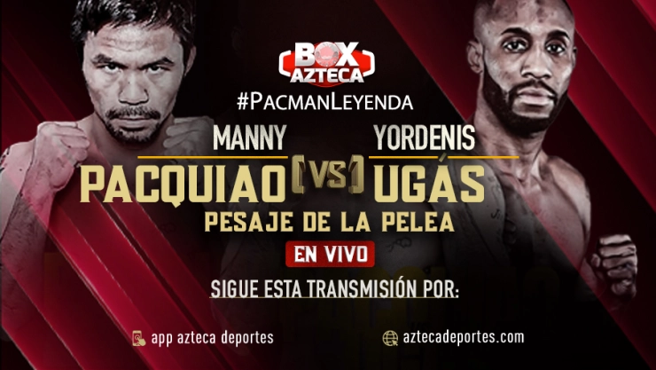 Manny Pacquiao pesaje de su pelea 