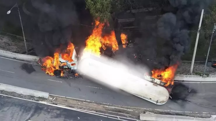 Revelan causa la explosión de una pipa en el Puente de la Concordia que dejó muertos y heridos