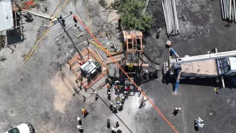 Hay condiciones para iniciar el rescate de 10 mineros en Coahuila.