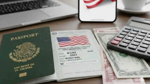 Pasaporte mexicano y la visa americana en 2026