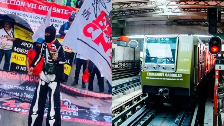 Maestros de la CNTE tomarán el Metro CDMX y habrá acceso gratis en estas líneas