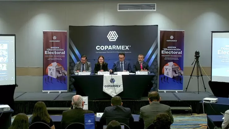 Coparmex habla sobre la reforma electoral.