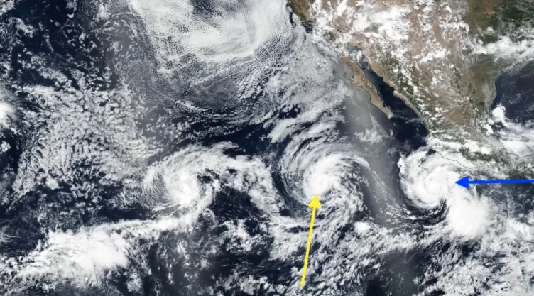Efecto Fujiwhara: qué es, cómo ocurre y qué pasa cuando una tormenta tropical y un ciclón se encuentran