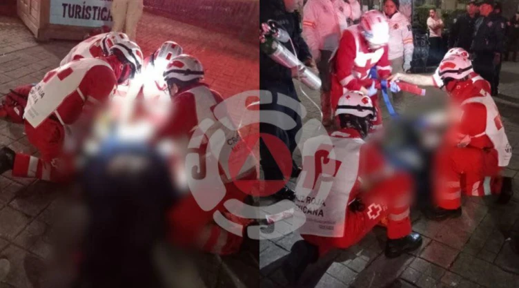 Bomberos de Chiapas atienden a la persona herida tras balacera en San Cristóbal de las Casas