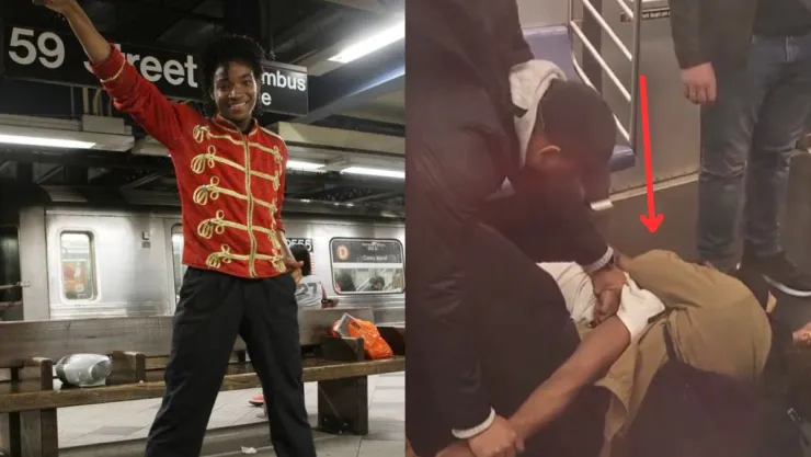 Pasajeros del metro matan a imitador de Michael Jackson