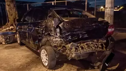 Fuerte accidente en calles de Mérida_ Esto fue lo que pasó en la colonia Pacabtún.