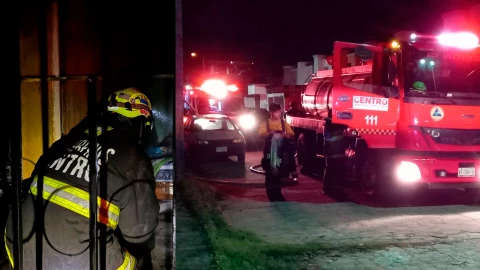 Incendio Villahermosa familia atrapada