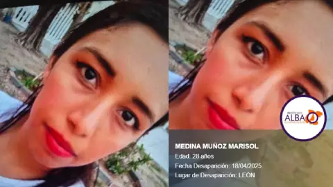 Buscan a Marisol Medina Muñoz, desaparecida en León desde el 18 de abril