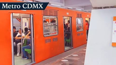 Baja afluencia de usuarios en Metro CDMX