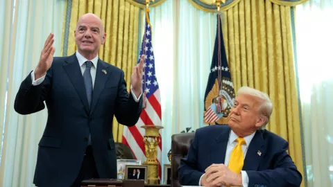 Ganni Infantino se reunió con Donald Trump para informarse sobre la visa necesaria de cara al Mundial 2026