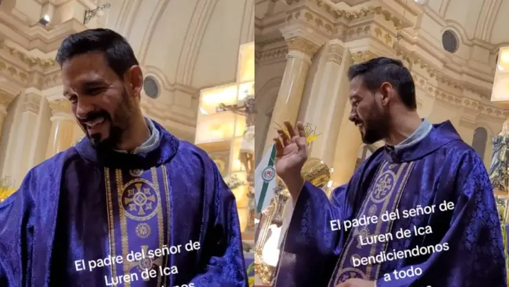 Sacerdote guapo.