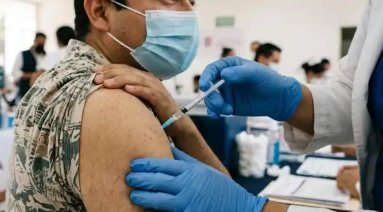 Blindaje epidemiológico en la CDMX_ Instalan módulos de vacunación para turistas del Mundial