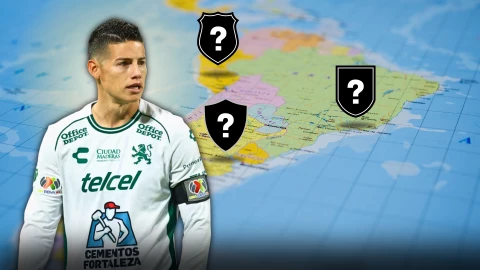 James Rodríguez es buscado por tres equipos de Sudamérica