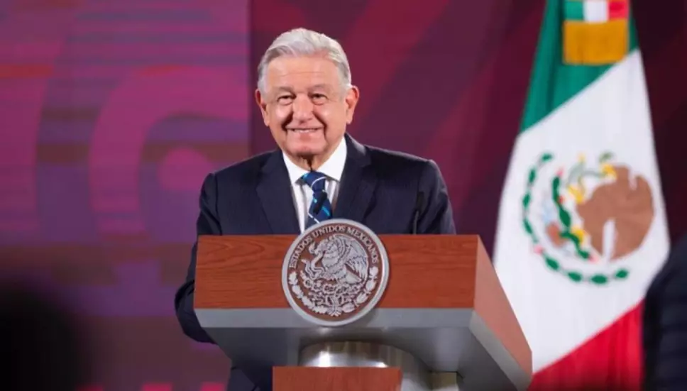El presidente Andrés Manuel López Obrador (AMLO) encabeza la conferencia mañanera hoy 2 de febrero de 2023.