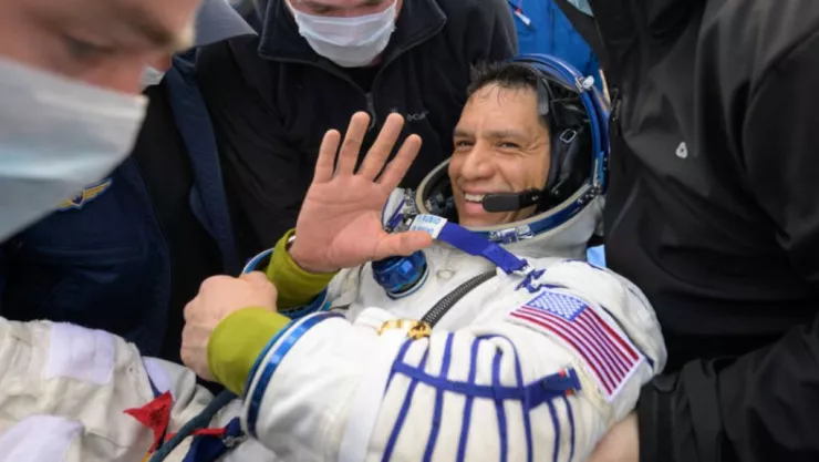 Astronauta barado Frank Rubio