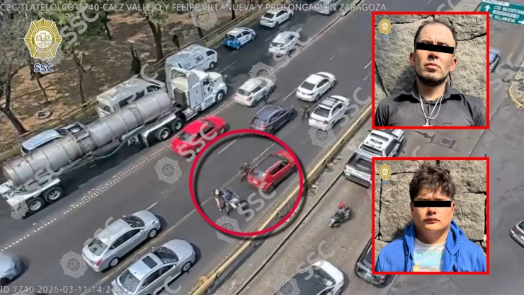 Policía de CDMX inicia persecución para detener a dos ladrones por el robo de 750 mil pesos.