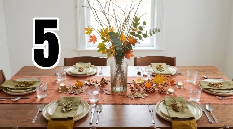 5 ideas de decoración de otoño para el comedor: desde calabazas hasta plantas con flores