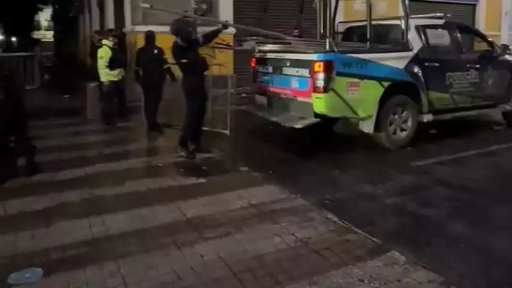 Operativo centro histórico de Puebla hoy