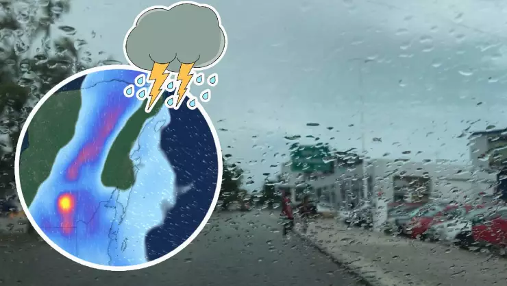 ¡Prepárate! Estos son los municipios donde se registrarán FUERTES lluvias en Quintana Roo por el Frente Frío 42