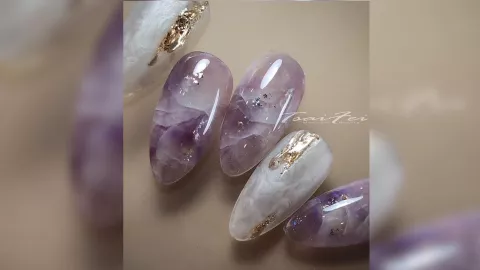 Uñas Efecto Mármol