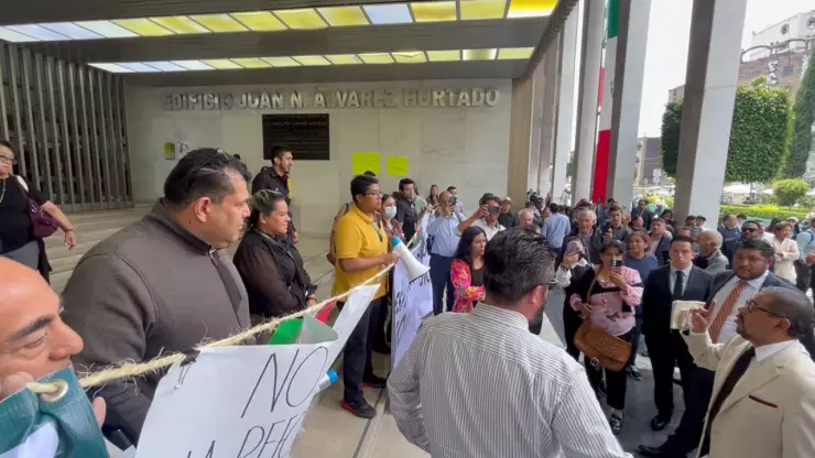 Edificios del Poder Judicial en la CDMX entran en paro en la Doctores y avenida Ju&aacute;rez