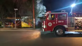 Incendio de juegos mecánicos