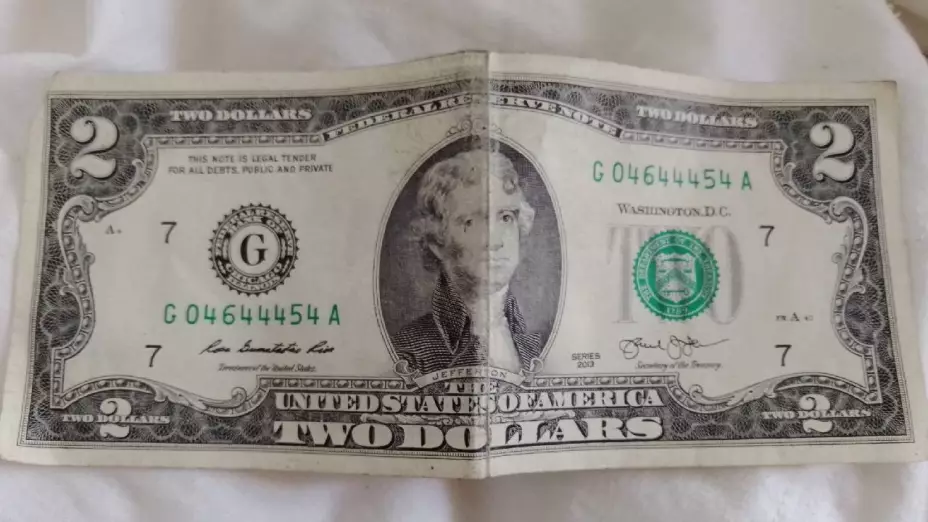 Cómo es el raro billete de 2 dólares y a cuánto se vende