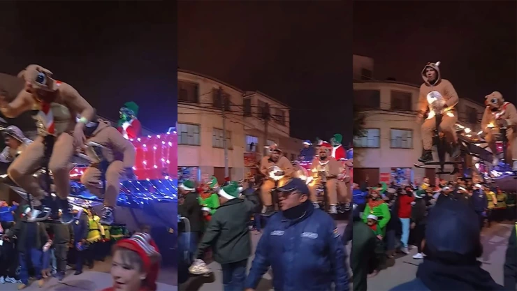 Caravana de renos voladores