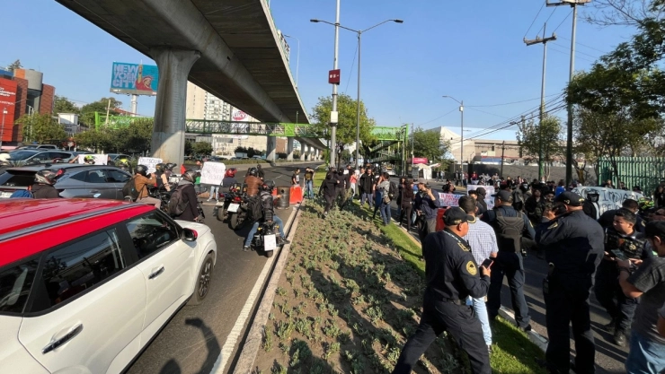 Manifestaciones en CDMX hoy 23 de febrero: Bloquean Periférico Sur