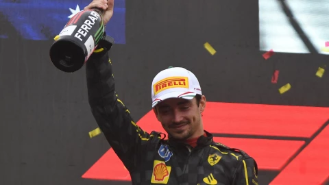 Charles Leclerc gana GP de Italia