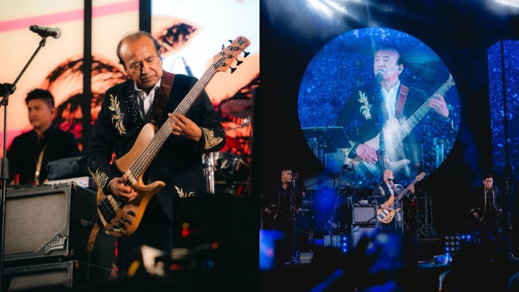 Fotos del grupo de cumbias Agua Marina.