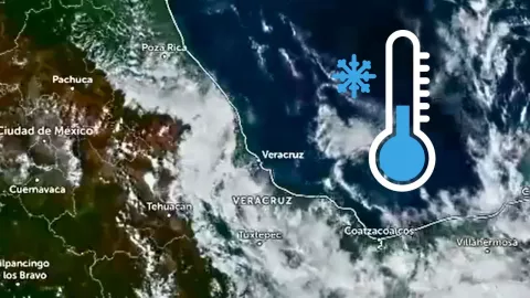 Pronostican descenso de temperatura y fuertes rachas de viento por Vórtice Polar en Veracruz