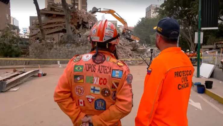Así viven el rescate los topos mexicanos en Venezuela tras terremotos