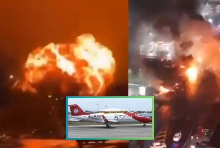 Avión estrellado en Filadefia venía a Tijuana