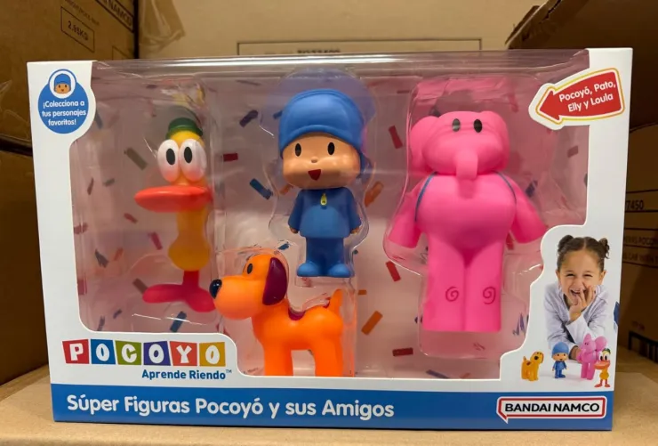 Figuras de plástico de Pocoyó y sus amigos