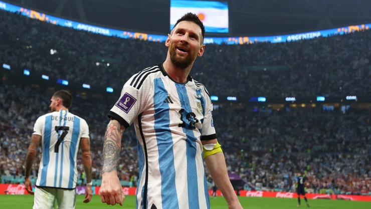 Lionel Messi pletórico ante Croacia