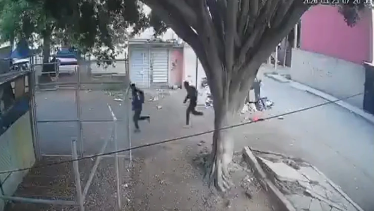 Estudiantes perseguidos en Fuentes de San Bartolo, Puebla