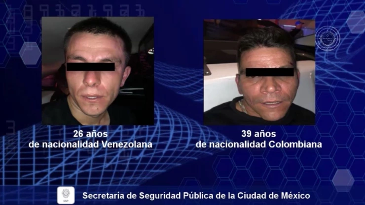 Colombiano y Venezolano asegurados