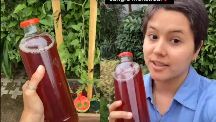 Regar plantas sangre menstrual.