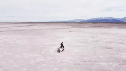 El extinto lago Poopó en Bolivia.