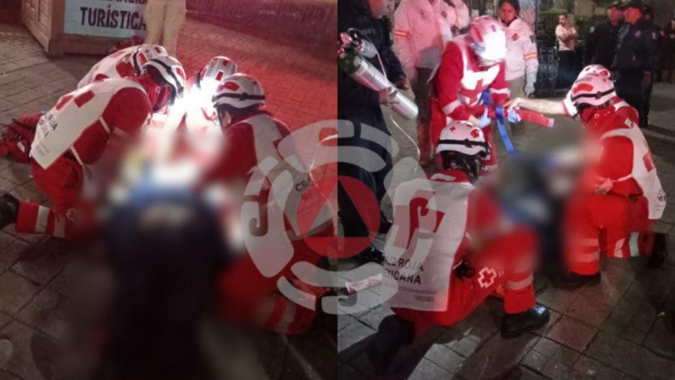 Bomberos de Chiapas atienden a la persona herida tras balacera en San Cristóbal de las Casas