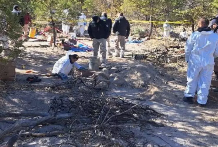 cuerpos localizados en la fosa clandestina