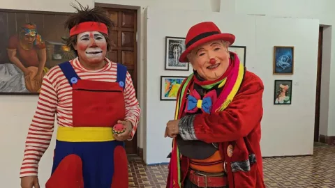 Tilichito y Pancholín, payasos en Culiacán