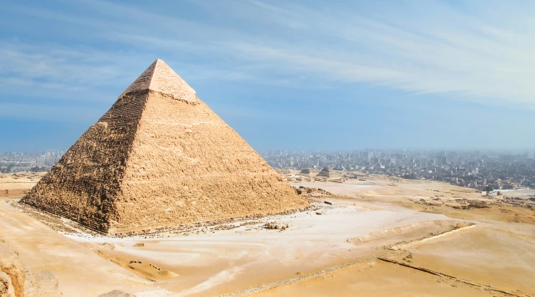 Pirámide de Khafre, Giza, Egipto.